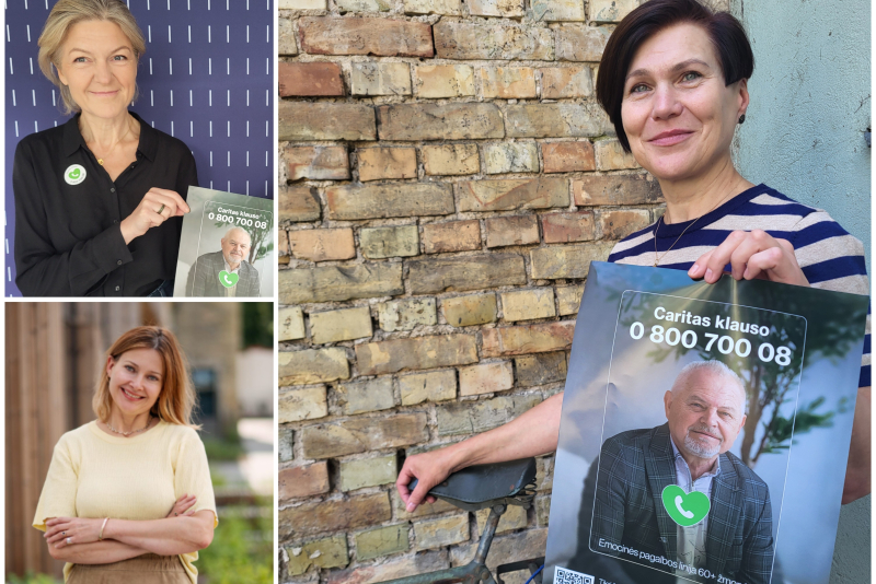 Caritas klauso iš Vilniaus: skambučiai palaiko, o kartais – net gelbsti gyvybę